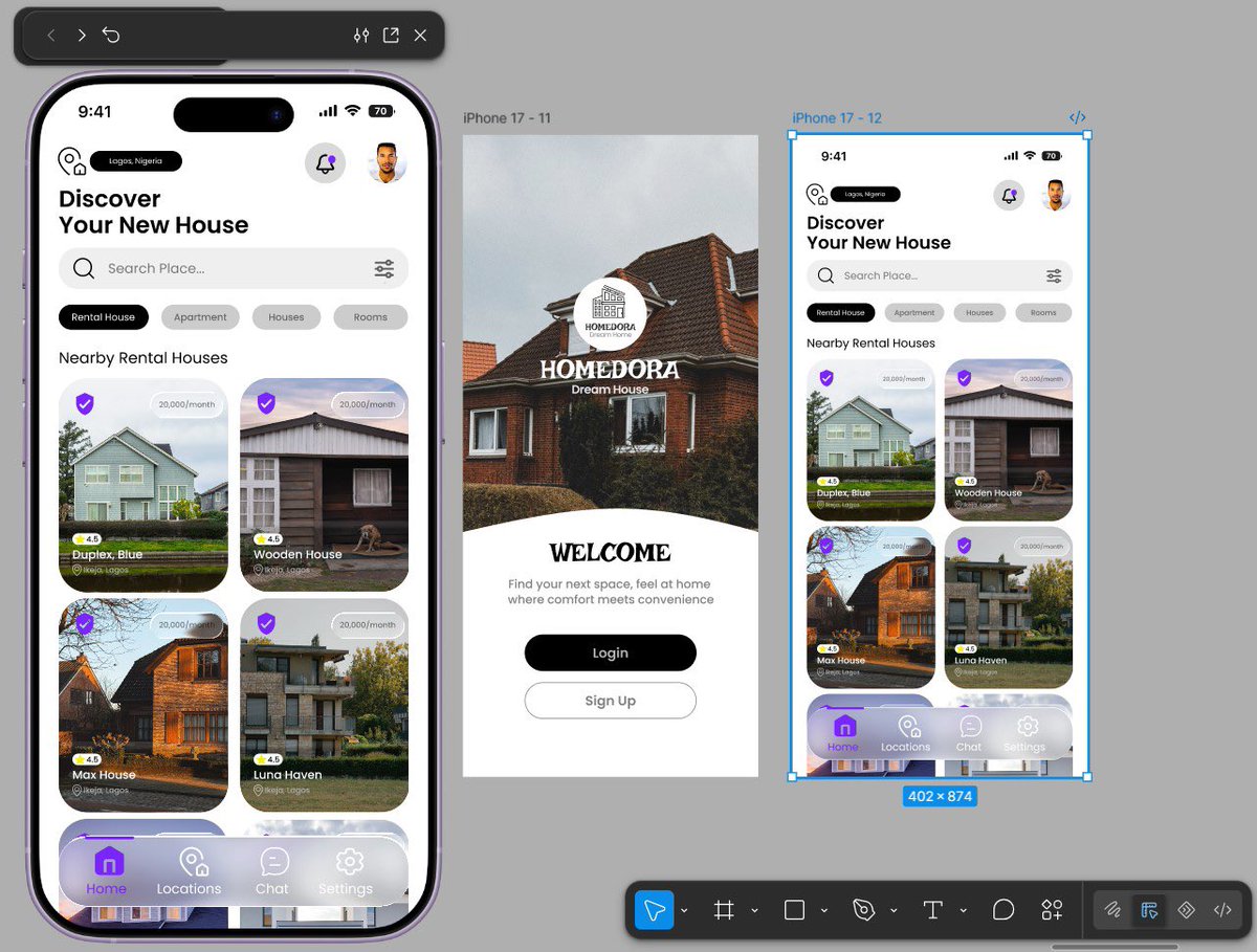 mayor1__'s tweet photo. Real Estate Mobile App Ui design 

Inspiration gotten from Pinterest https://t.co/kJ8YgHaSQM