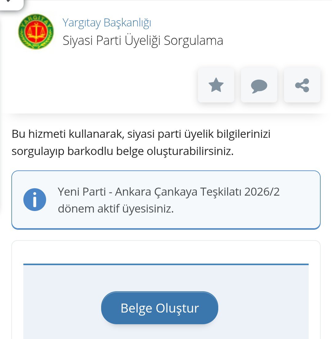 bobmarleyy26's tweet photo. Yeni parti üyeliğimiz onaylandı..
Partili dostların hepsini takip edebilirim..
Yolumuz açık olsun ❤️👏 
#YeniPARTİ #YENİParti @yenipartiyiz @ozgurozeliletsm @eczozgurozel https://t.co/va27UWHNOs