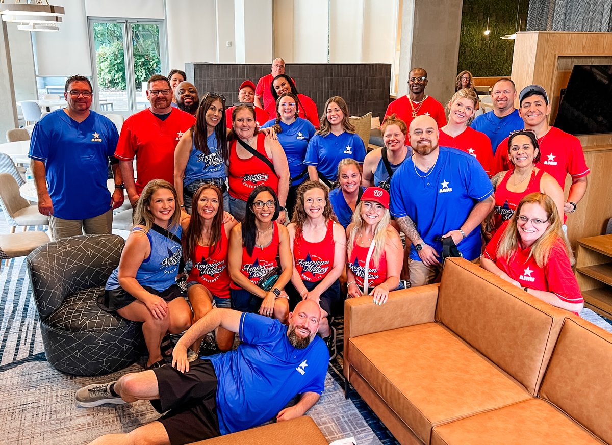 AmericanMilU's tweet photo. Thank you to the AMU students and alumni who spent part of their weekend with us in Washington, D.C. 💪 From inspiring stories to meaningful connections, the event highlighted the strength of our community and the impact our members are making every day.
@AMUAPUAlumni  #AMU4Life https://t.co/P04wEUlbdt