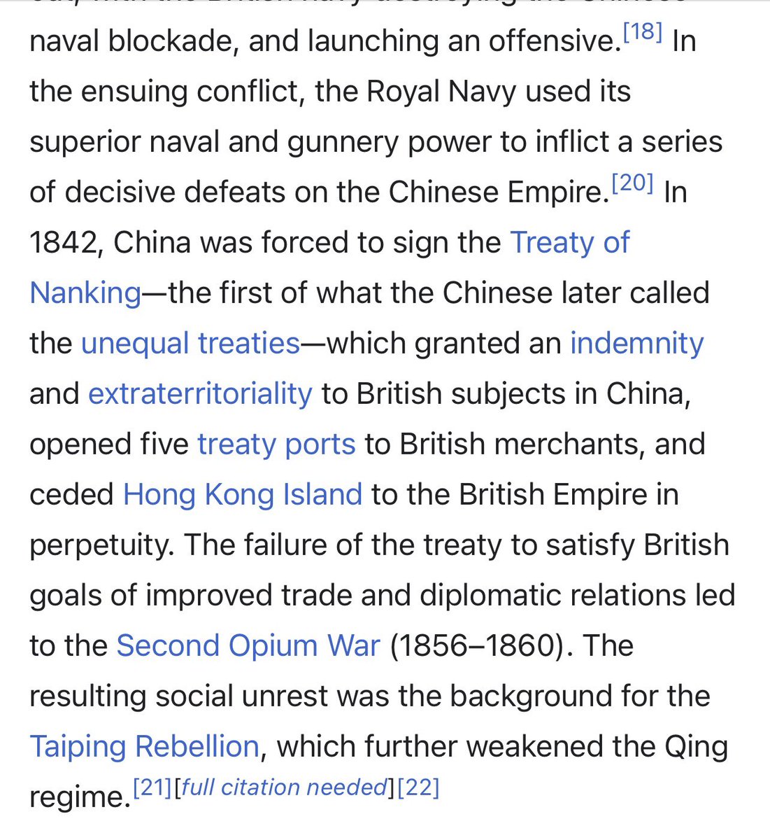 SaltandLight51's tweet photo. So…who exactly is responsible for the Opium trade and ongoing epidemic?
Who are the bad guys again?
Is China actually a “sovereign” nation?
How come I didn’t learn about this in school??
I have so many new questions…🤦🏼♀️
#HistoryMatters
#FirstOpiumWar https://t.co/g5BeBP8Iw7