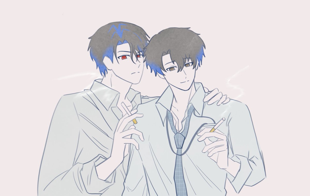 lime1jw's tweet photo. 手书里面比较喜欢的四张双人图😋
#班憂班 #パラライファンアート #パラライFA https://t.co/BgP9gfM7m2