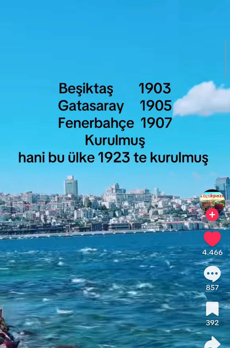 41konu52's tweet photo. BİZİM FUTBOL KLÜPLERİMİZ BİLE ABDULHAMİT HAN ZAMANINDA KURULMUŞ.
TARİHTE 16 DEVLET KURMUŞUZ.BİRİNİ YIKMIŞ VEYA YIKMIŞLAR BAŞKA BİRİNİ KURMUŞUZ.NEDEN YÖNETİM DEĞİŞMEZ DE HEMEN DEVLETİ DEĞİŞTİRİRLER.
YANİ HER DEVLETİN KAÇ BİN YILLIK İSMİ VAR, BİZİM 16 İSMİMİZ VAR.
M.Remzi Konu https://t.co/5N1yWUrc0L