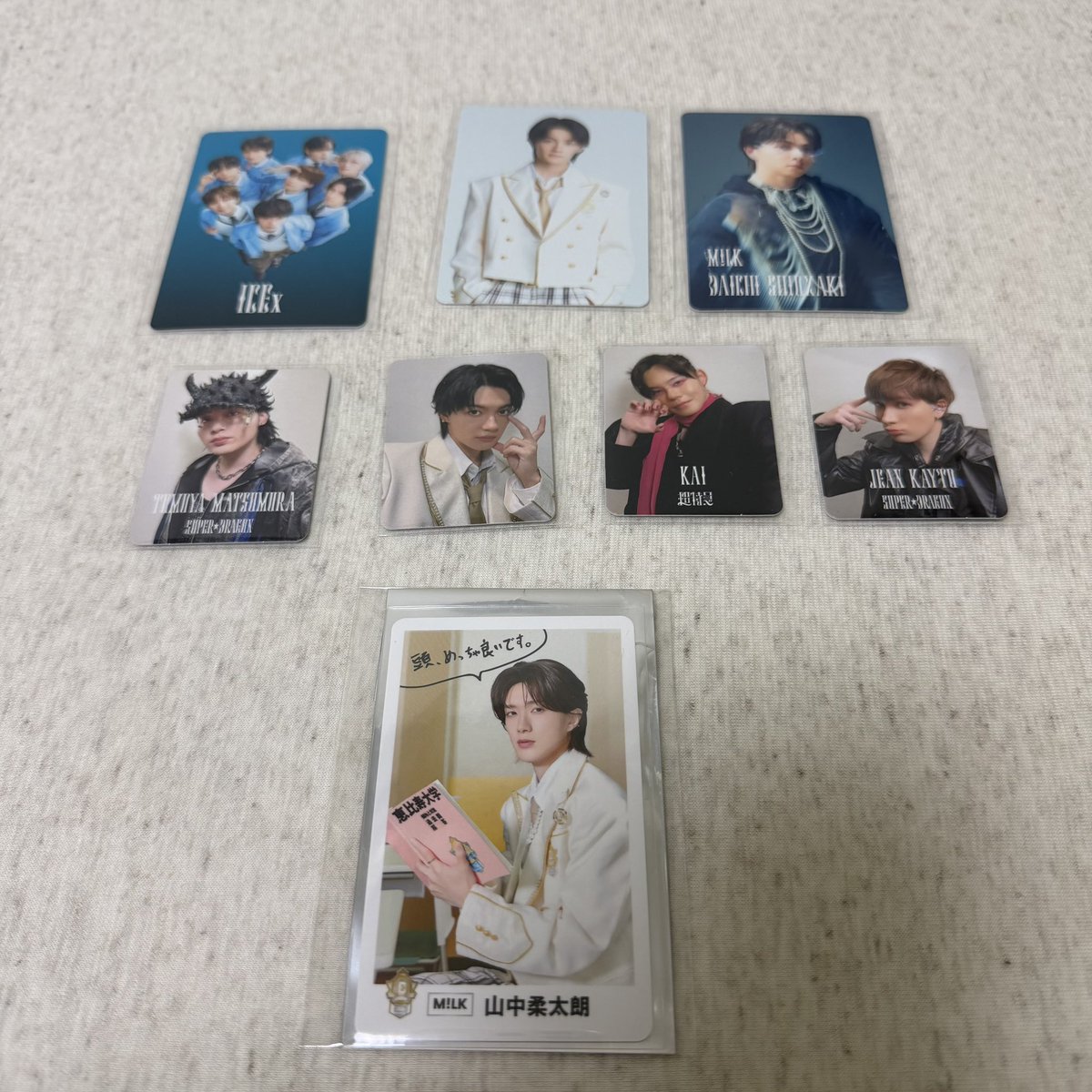 A5St6's tweet photo. 【交換】EBiDAN Yes! 東京 Y東 封入特典 トレカ ポップアップ 

【譲】
通常盤： ICEx、松村和哉
M!LK盤(大・小)：佐野勇斗
15周年盤A：塩﨑太智、KAI、ジャン海渡

ポップアップ：山中柔太朗

【求】 
吉田仁人(A盤小)※異種、比率違い可

13日エビライ手渡しor別日都内 https://t.co/BK9QwQaCZS