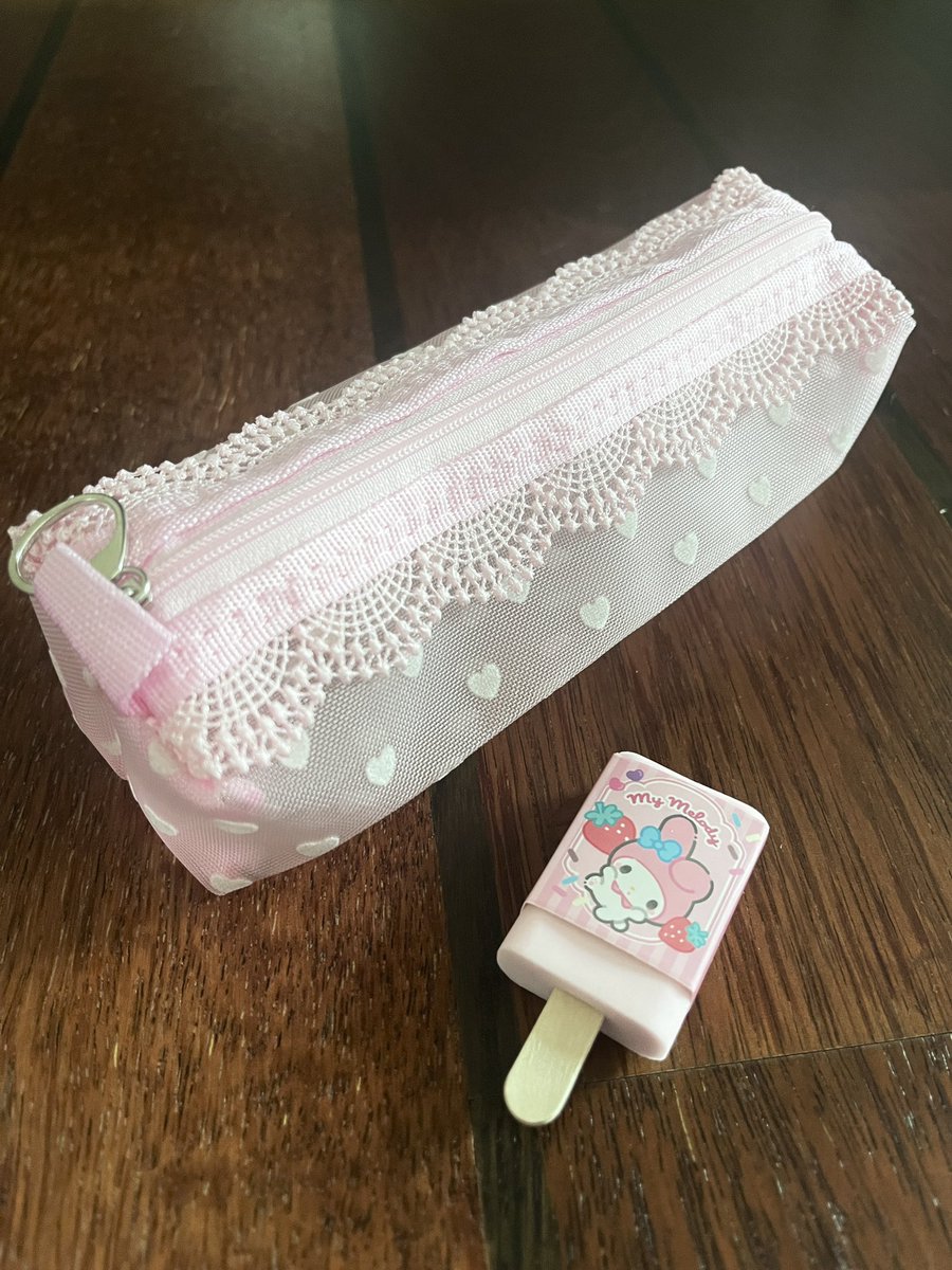 pinkestgf's tweet photo. new pencil case yay https://t.co/P2RqI10e8p