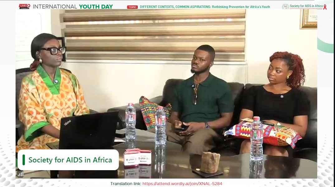 Saafricango's tweet photo. Thank you all for joining the SAA International Youth Day Dialogue!
Kindly revisit the session to catch up on the knowledge shared.👇
https://t.co/G24Gwq17Wl
#InternationalYouthDay2026 #SAA #SocietyForAIDSinAfrica #ICASA2027 #YouthLed #EndAIDS https://t.co/g5AB1aI0im