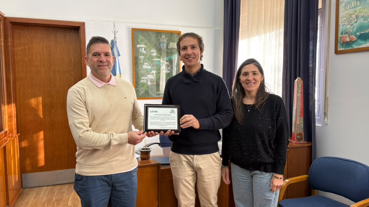 LaRadioCarhue's tweet photo. Adolfo Alsina alcanzó un 51,5% de ahorro energético mensual en el Palacio Municipal , a partir de la implementación del sistema Lumaa, resultado que fue certificado por el Instituto Nacional de Tecnología Industrial (INTI) . 

 Leé la nota completa  ➡ https://t.co/EQbCt8XmbZ https://t.co/mOnDq3kyGD