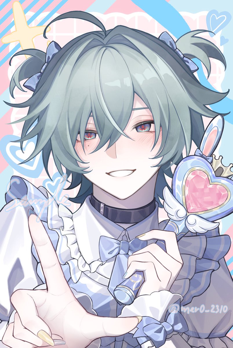 mer0_2310's tweet photo. Mahou shounen🐰🪄✨
#原神 #ローエン #lohen #GenshinImpact https://t.co/S0W4e3k9I9