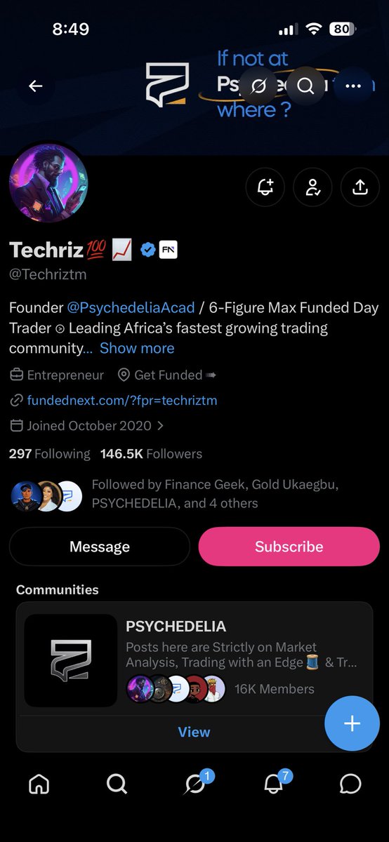 Virginweek_blog's tweet photo. @Techriztm @PsychedeliaAcad @1OnlyAce @FundedNext Done https://t.co/iC5ytm2k2o