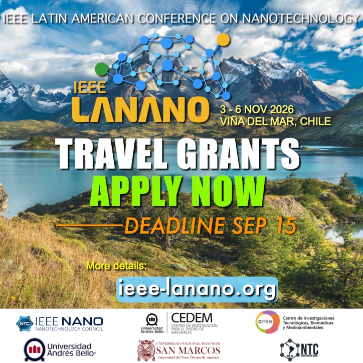 ieeenanoperu's tweet photo. Deadline Extensions and Travel Grants! 🎓✈️

https://t.co/JRWoxLXyyZ

We look forward to seeing you in Viña del Mar, Chile! 🇨🇱

@IEEEorg @IEEEXplore https://t.co/xKt3tfTxNj