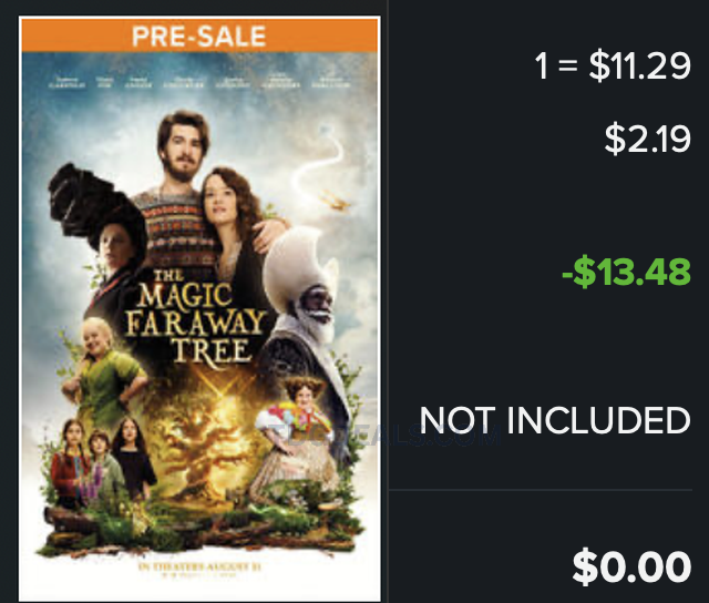 thedealsguy_'s tweet photo. 1-FREE MOVIE TICKET 🎟️

The Magic Faraway Tree

Opening weekend only! (8/21 - 8/23).

Use code: MAGICTREE

https://t.co/CinfD6dHi3

#ad https://t.co/5HevnTlHP5