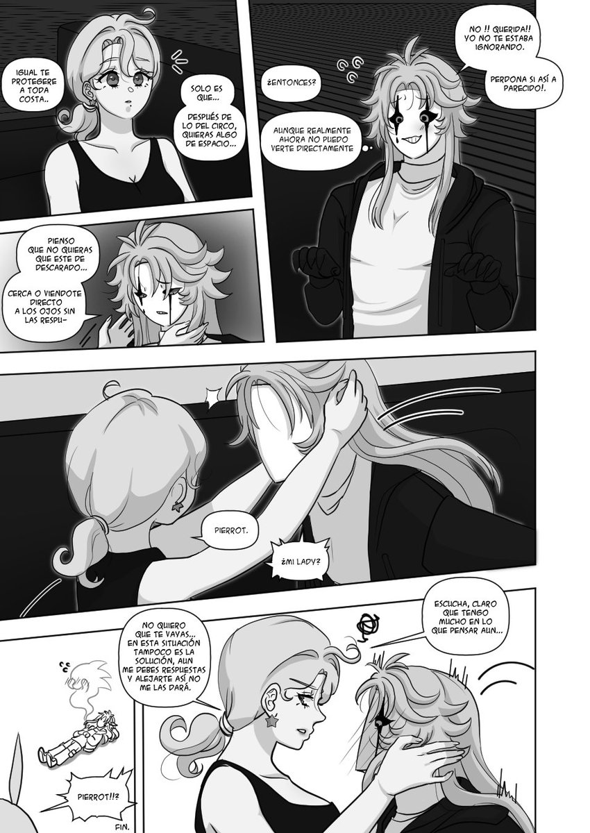 Nomms10K's tweet photo. Mini comic 3 (parte 2 fin) aquí la otra parte :3 💖 #Pierrot #comic #draw #TFC #TheFreakCircus https://t.co/7Vowp4ZJvF