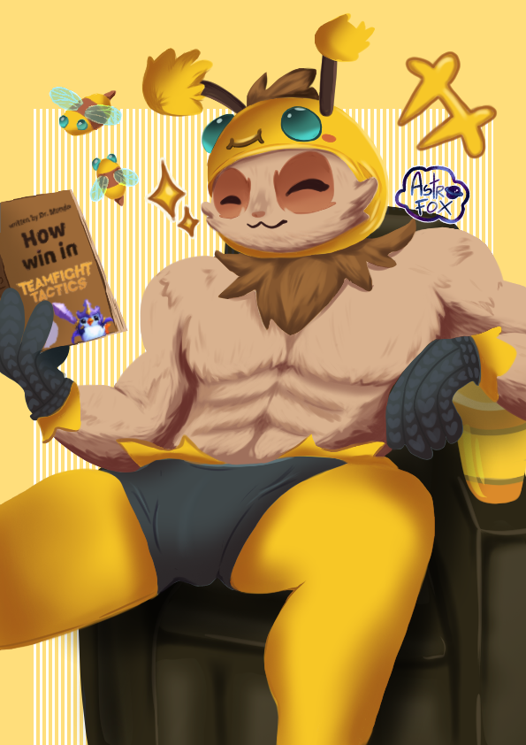 Astronaut_Fox_'s tweet photo. Zumbeemo Chibi FanArt 🐝​
.
.
.
#furryfandom #furryartist #furry #clipstudiopaint #leagueoflegendsfanart #drawingart https://t.co/ZfL12WqZll