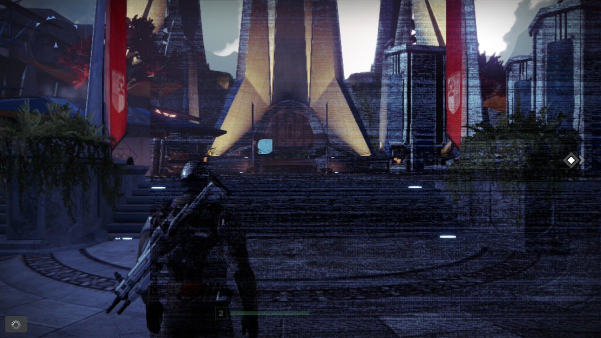 rpcs3's tweet photo. 🚀 Fixed graphics in Destiny 1!

kallsyms and Lead Graphics Developer kd-11 have fixed the accuracy of the RSX's NV0039 image (de)interleaving functionality.

Hardware tests shown below display the before and the after on RPCS3, which now matches a real PS3!