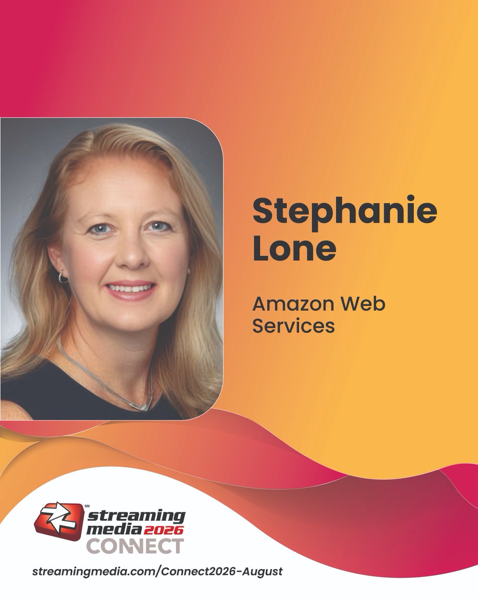 StrMediaShows's tweet photo. Which streaming metrics matter most? At #StreamingConnect, Nadine Krefetz leads Michael Demb of TAG Video Systems, Nishant Sirohi of Paramount, Stephanie Lone of AWS, and Sean McCarthy of SVTA on QoS, QoE and live event performance. Register at our link. https://t.co/bfTg3fzq1O
