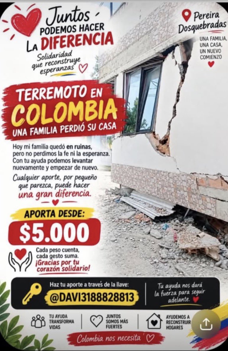 lachimbaenparo's tweet photo. Abro hilo de lugares en Pereira que necesitan ayuda, donaciones, centros de acopio y varios 
FAVOR DIFUNDIR 🚨🚨 https://t.co/LtM6IUPINd
