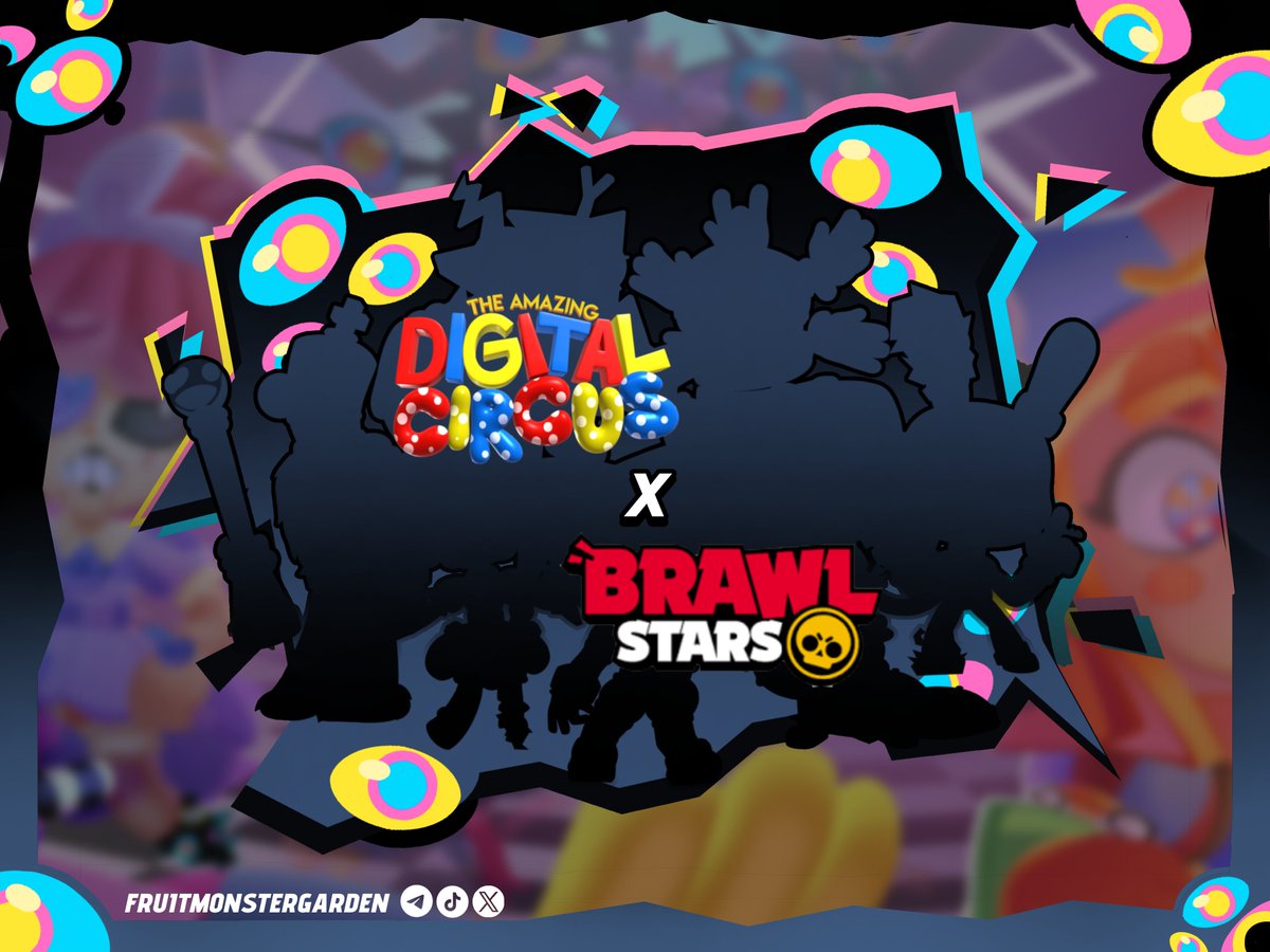 fruitymonsters's tweet photo. 🎪 THE AMAZING DIGITAL CIRCUS  X BRAWL STARS 🌟

What if the Brawl Stars universe found itself under the big top? 

#brawlstars #brawlstarsart #TADC #TADCart #skinconcept #supercell https://t.co/efqWzzCwc2
