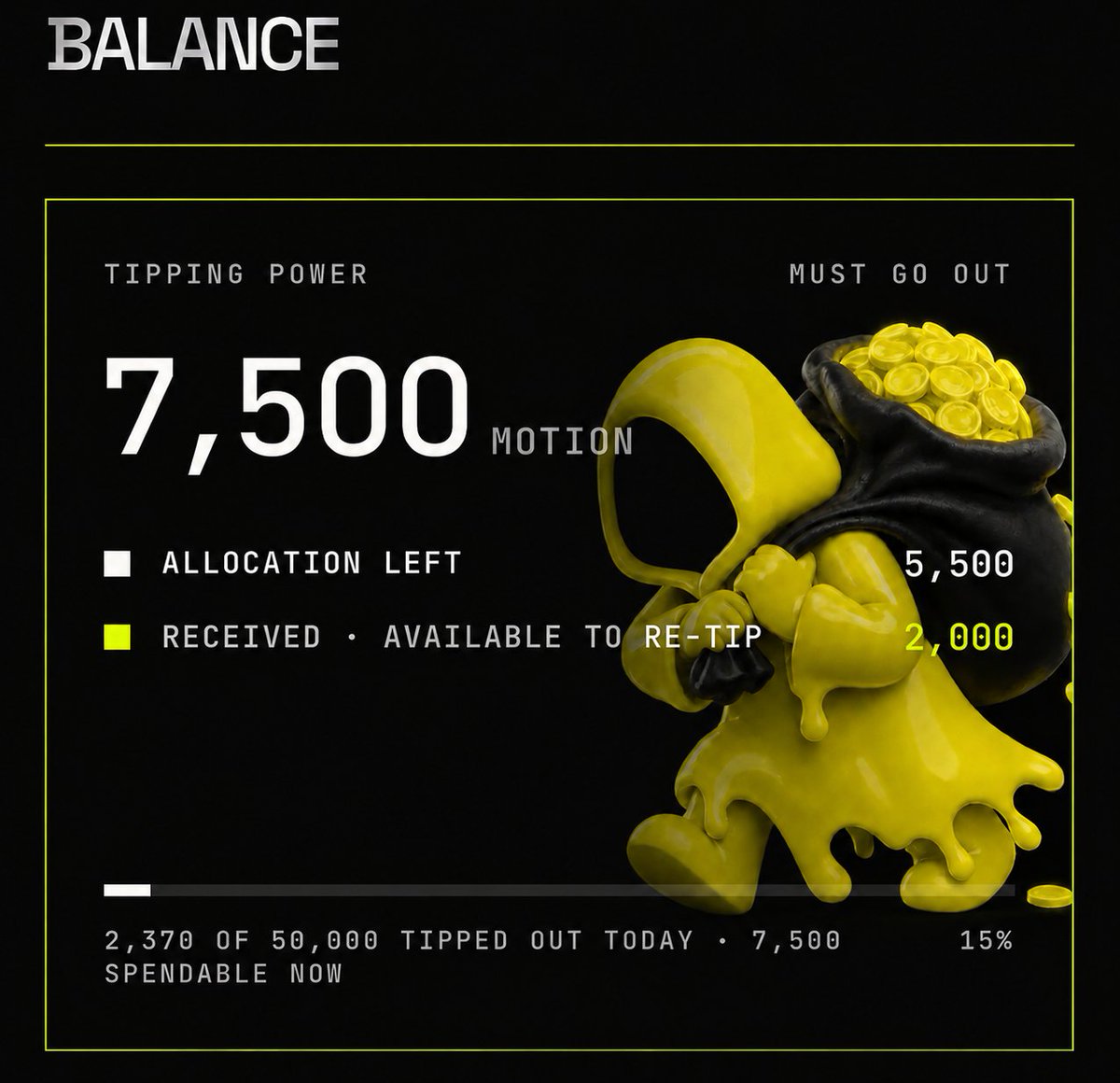 edvoidmistake's tweet photo. Bro, kamu butuh tip?
Barusan ada 7.500 $MOTION lagi yang masuk ke saldo saya.
Jadi ya, kita tipping lagi 👀
Komentar @tipmotion 100–1000 kalau kamu mau dapat.
Saya akan kirim balik langsung.
Siapa yang bakal dapat tip berikutnya? 🫡 https://t.co/gUa0LCakVi