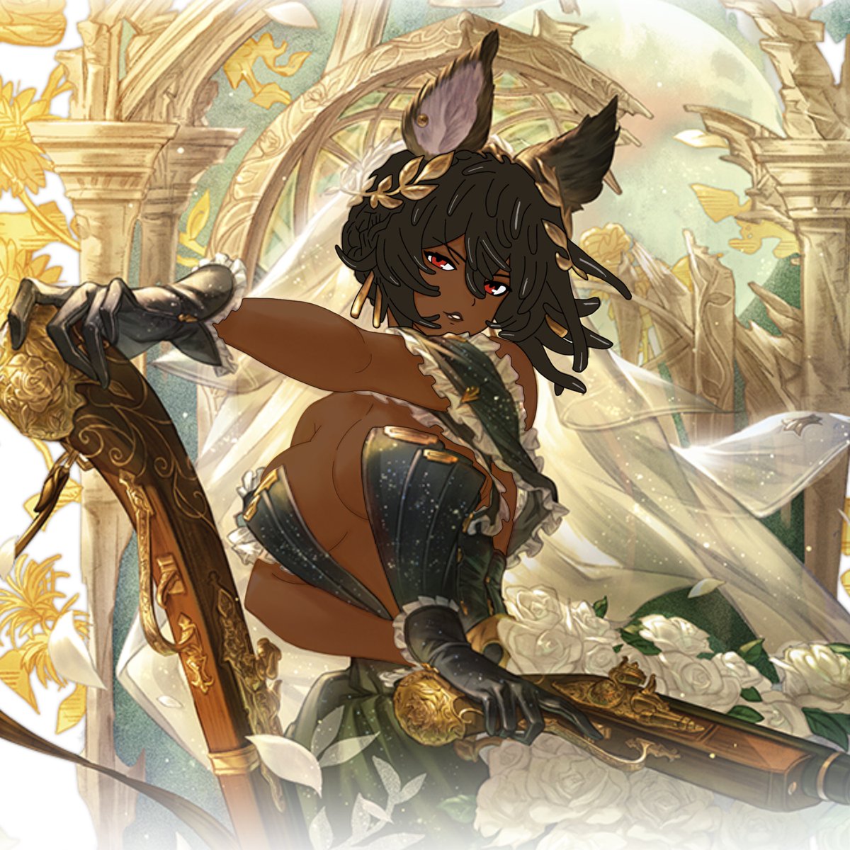 BriarZaku's tweet photo. Made some black Ilsa edits https://t.co/577Eu14L59