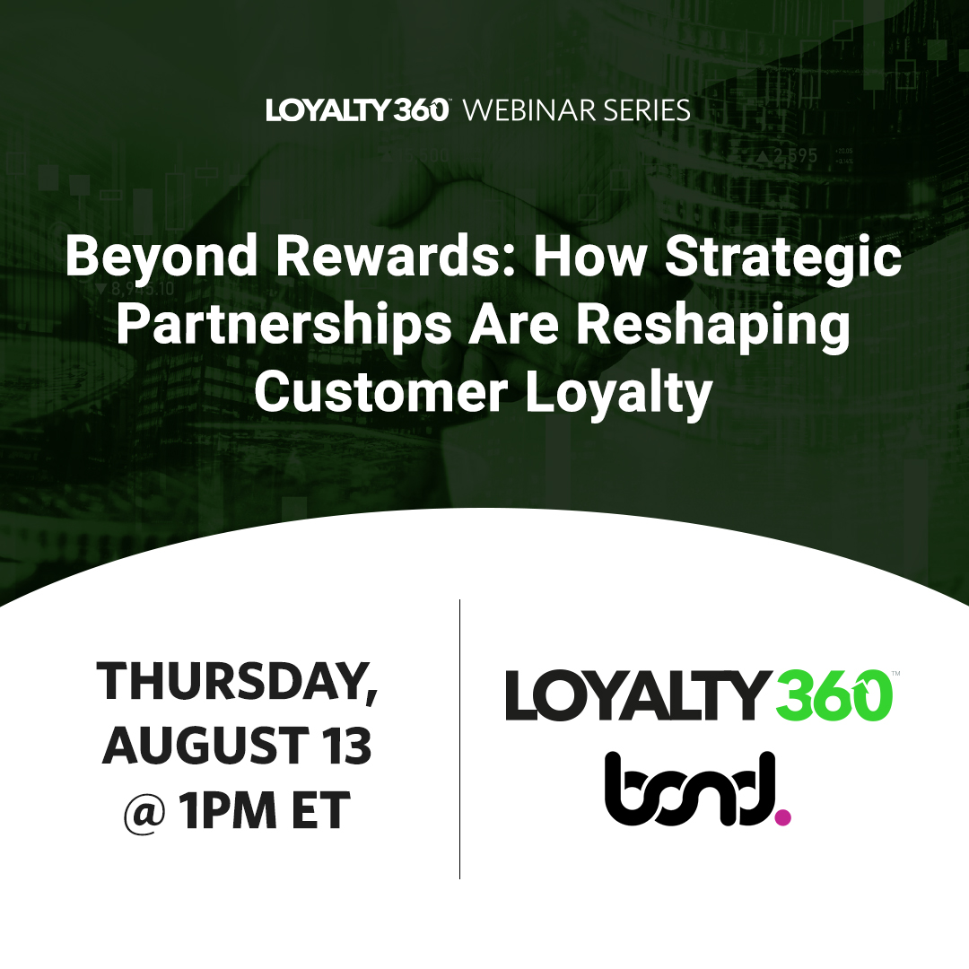 Loyalty360's tweet photo. Tomorrow at 1 PM ET! Weβre teaming up with Bond Brand Loyalty to explore how strategic partnerships can expand program value, deepen customer engagement, and create more connected loyalty experiences.
Save your spot: https://t.co/GKAEOCTI1n
#CustomerLoyalty #LoyaltyPrograms https://t.co/1cDJMdLVq9