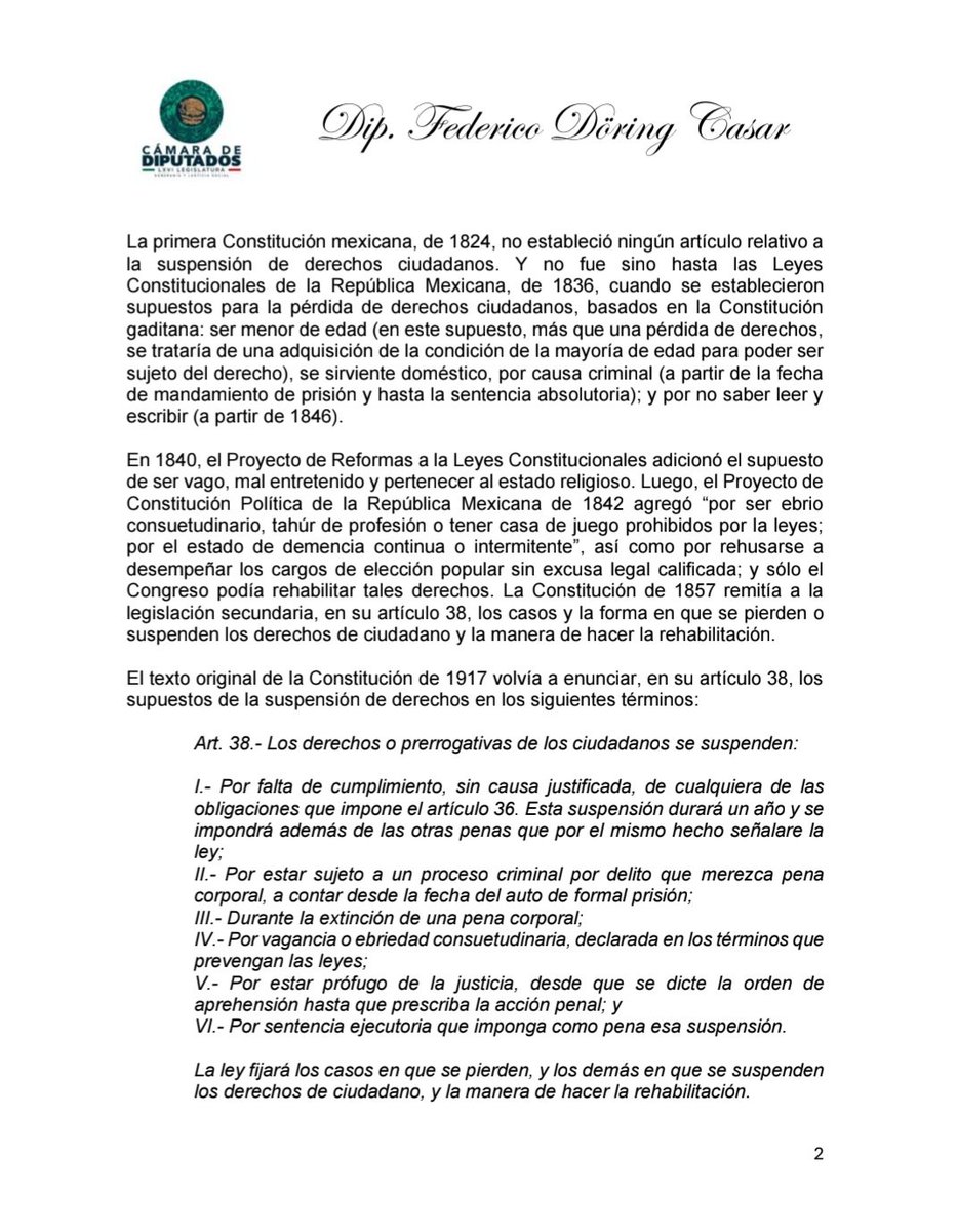 azucenau's tweet photo. 🔴El diputado Federico Döring presentó una iniciativa de reforma al artículo 38 de la Constitución Política para suspender los derechos políticos de los servidores públicos que utilicen la infraestructura y fondos del Estado para descalificar, estigmatizar o agredir a periodistas, medios de comunicación y ciudadanos en el ejercicio de la libertad de expresión.

​La propuesta legislativa contempla que, tras una sentencia firme que acredite dichas conductas, los señalados quedarán imposibilitados para postularse a cargos de elección popular o desempeñarse en la función pública.

El proyecto busca frenar el acoso institucional y el uso faccioso de la publicidad oficial desde el poder público.