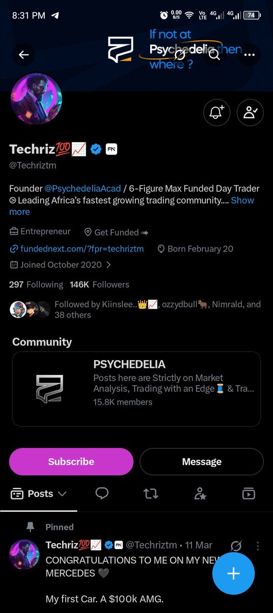 _Amoto_'s tweet photo. @Techriztm @PsychedeliaAcad @1OnlyAce @FundedNext Done following all accounts boss.

Good God, I hope I get to be one of the winners 🙏🏼 https://t.co/oVV7atBemT