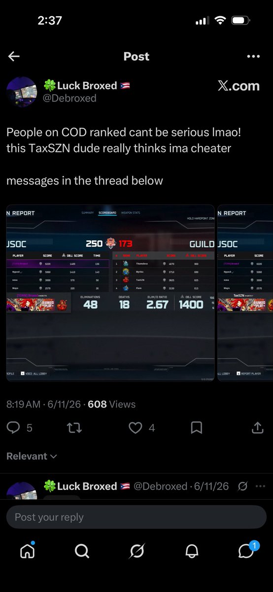 PuleOnCod's tweet photo. @Debroxed yo look at ts someone help this TaxSZN guy https://t.co/nlaGrAf6y0