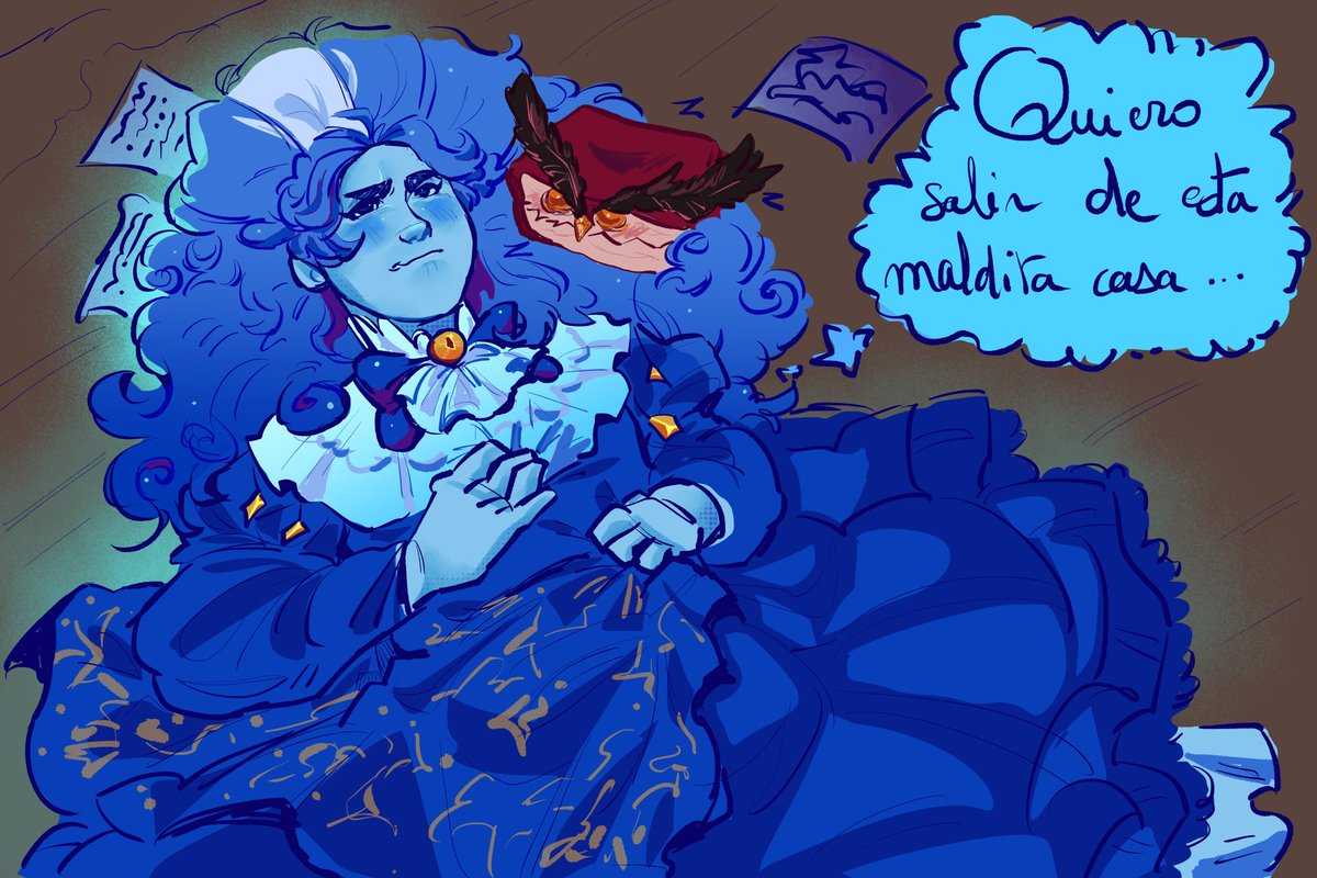 Sillybuglover's tweet photo. Quiero dibujar mas de los dos, pero no tengo mas ideas (y mi español es limitado,,) asi les doy un dibujo rapidito de Frankelda y Herneval (mi favorito lalala) #frankelda #soyfrankelda #herneval https://t.co/FvXQmppAnt