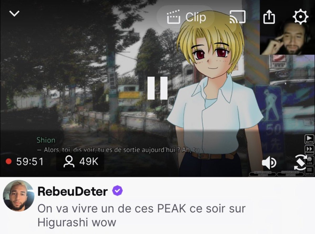 RebeuDeter's tweet photo. Ca commence à devenir un vrai bail Higurashi mon forcing depuis 1 an paye enfin wow https://t.co/2lWor6xDO1