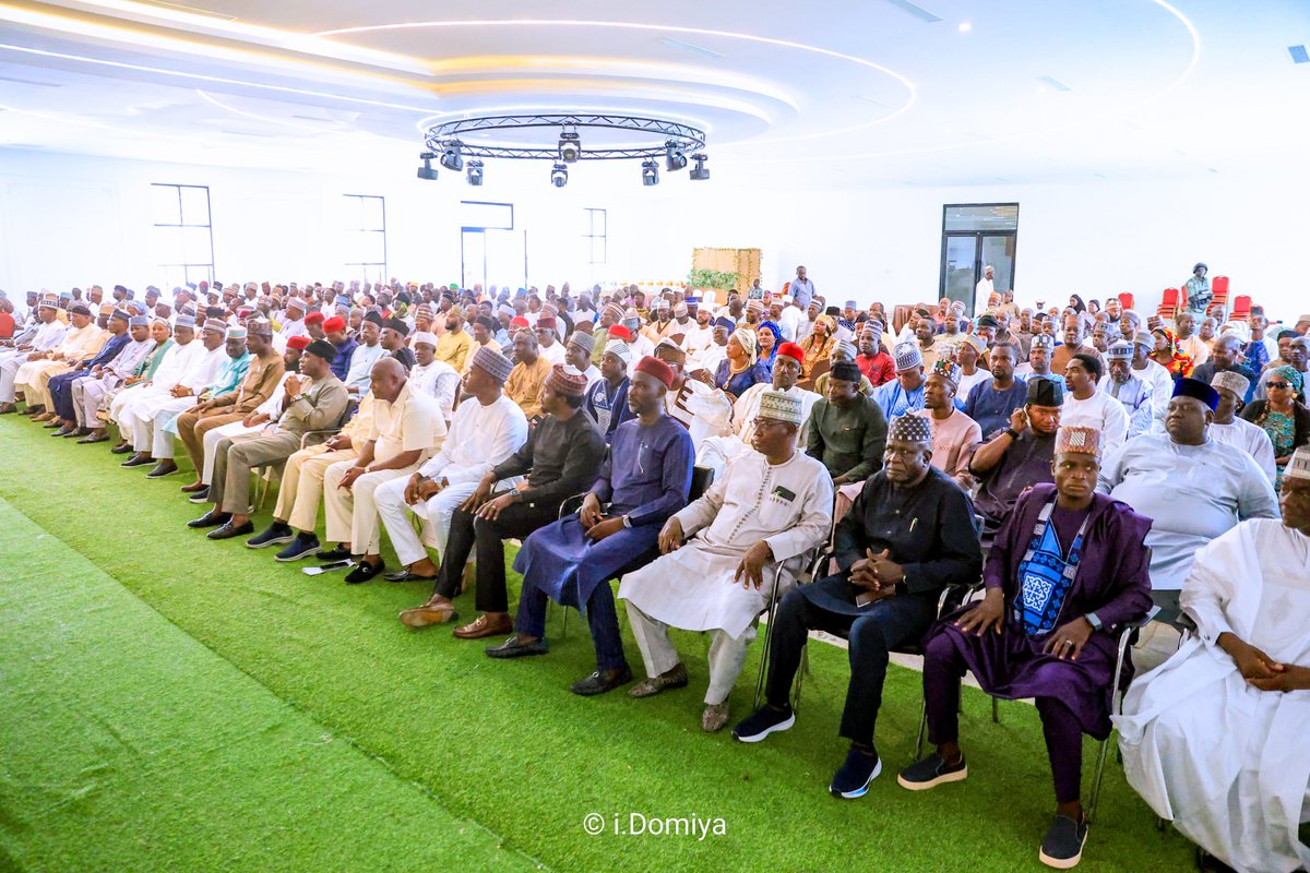 GovernorAUF's tweet photo. Today, I received political leaders and stakeholders from Adamawa North at the Government House, Yola, who came to express appreciation for our administration’s development efforts and pledged their support for our political direction ahead of 2027.

I urged them to remain united across ethnic, religious and political lines as we work for the progress of Northern Adamawa and the state at large.