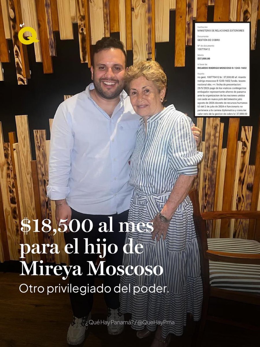 AlvaroAlvaradoC's tweet photo. La cuenta @quehaypma publica esta información. De ser cierta esta información, aquí está tu chen chen pueblo panameño. https://t.co/WxbU7u92Po