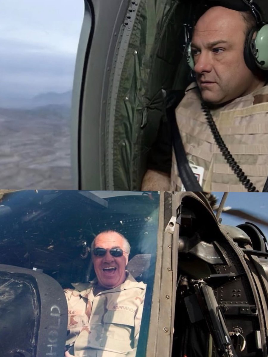 historyinmemes's tweet photo. In 2010, The Sopranos stars Tony Sirico and James Gandolfini joined actress Rose McGowan and NFL offensive tackle Jon Stinchcomb on a USO tour to Afghanistan.

In 2010, James Gandolfini, Tony Sirico, Rose McGowan, and New Orleans Saints offensive tackle Jon Stinchcomb joined Admiral Mike Mullen on a seven-day USO tour through the U.S. Central Command area. They traveled to military bases in Afghanistan, including Kandahar and Bagram, meeting deployed troops, signing autographs, taking photos, and spending time with service members far from home.

For Gandolfini and Sirico, the trip was especially meaningful because it was their second USO tour after visiting troops in Kuwait and Iraq in 2004. Their presence offered more than entertainment—it gave soldiers a chance to briefly escape the routine and pressures of deployment, while the celebrities showed their appreciation for those serving overseas. The sight of The Sopranos stars mingling with troops also created some memorable moments, particularly when they met Italian soldiers stationed in Afghanistan.