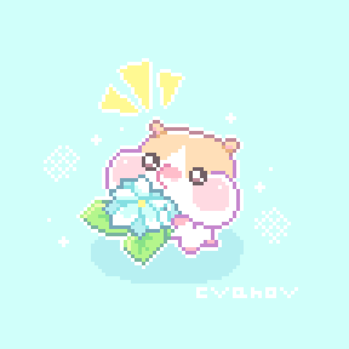 CvanoCvanov's tweet photo. Flower for you🐹💐 https://t.co/PqSk8FeO34