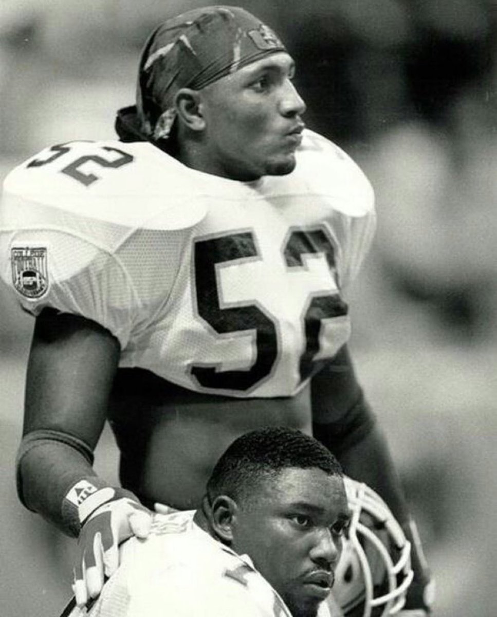 CFB247's tweet photo. Ray Lewis and Warren Sapp at Miami! (1994) https://t.co/LPXYrJtIyv