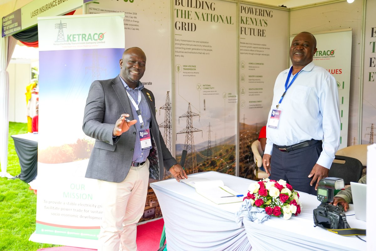 KETRACO1's tweet photo. Day 1 at #ACEKConference2026!

#TeamKETRACO is on ground at the 5th Annual Conference of the Association of Consulting Engineers of Kenya (ACEK), taking place from August 12–14, 2026.

If you’re attending, visit the KETRACO exhibition stand to connect with our team and learn more about how our transmission infrastructure is reinforcing and upgrading the power system towards increasing electricity access throughout the country as well as promoting power exchange and trade in the East Africa region.

#ACEKConference2026 #TeamKETRACO #ACEKinNaivasha #KETRACOprojects #EngineeringTransformation #SmartInfrastructure #GreenGrowth
