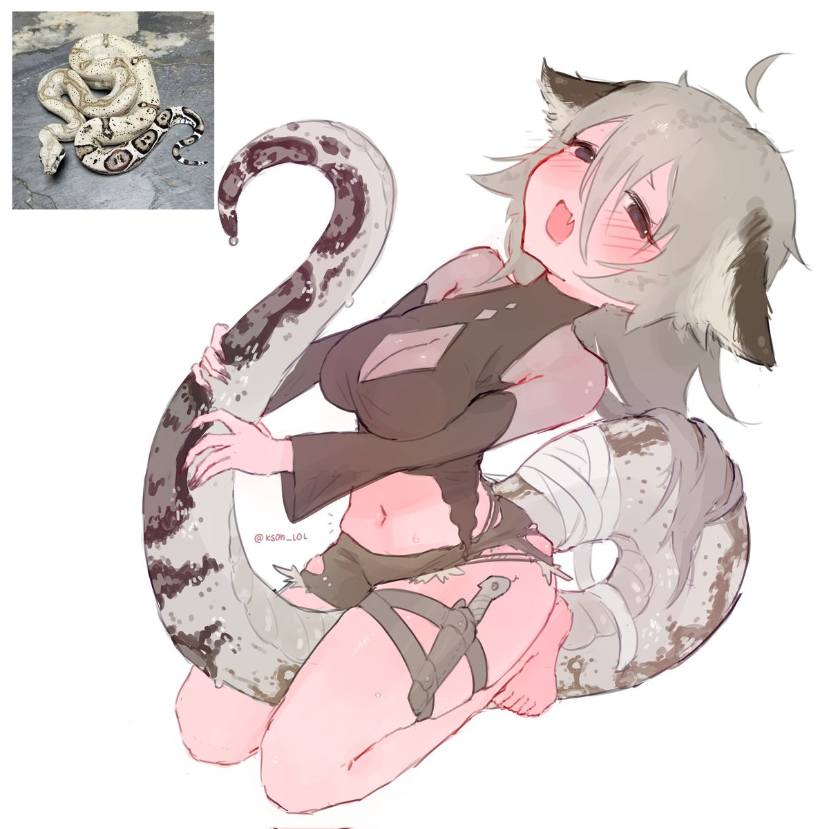 kson_lol's tweet photo. humanization snake 🐍 https://t.co/3V5hsV4AAz