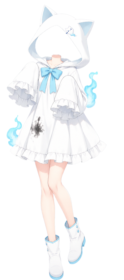 Hachie_Lab's tweet photo. 【フリー素材】猫耳おばけ衣装👻 
#VTuber素材 #おはようVtuber素材  

今日は怪談の日！全21色から好きな色を選べます✨ 画像保存でそのまま使えます👇（透過PNG）  

♻️💛💬いつもありがとうございます！

気に入っていただけたら、今後の素材制作も応援してもらえるとうれしいです🐝✨ https://t.co/HfT3iI8xHg