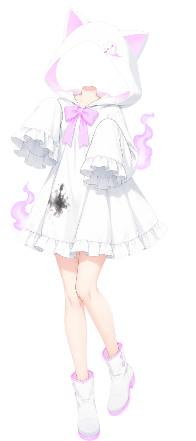 Hachie_Lab's tweet photo. 【フリー素材】猫耳おばけ衣装👻 
#VTuber素材 #おはようVtuber素材  

今日は怪談の日！全21色から好きな色を選べます✨ 画像保存でそのまま使えます👇（透過PNG）  

♻️💛💬いつもありがとうございます！

気に入っていただけたら、今後の素材制作も応援してもらえるとうれしいです🐝✨ https://t.co/HfT3iI8xHg