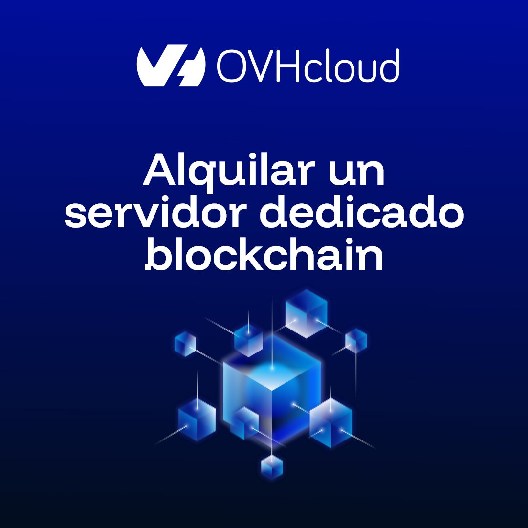 OVHcloud_ES's tweet photo. 🔗 Construye tu futuro descentralizado con los servidores dedicados blockchain de OVHcloud. Nodos de validación, nuevas criptomonedas o soluciones empresariales: elige los recursos a medida para tu proyecto y obtén rendimiento, seguridad y escalabilidad sin compromisos.