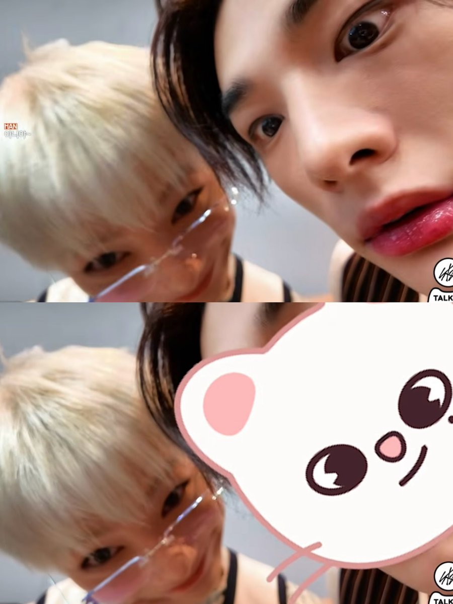 skz03____a's tweet photo. ソコンイェズがこうやって2人でばかやって撮るのかわいくて好きなんだけど、最終的に2人で笑っちゃう動画はもっと好き🥲💘 https://t.co/Ut6rNYfmDd