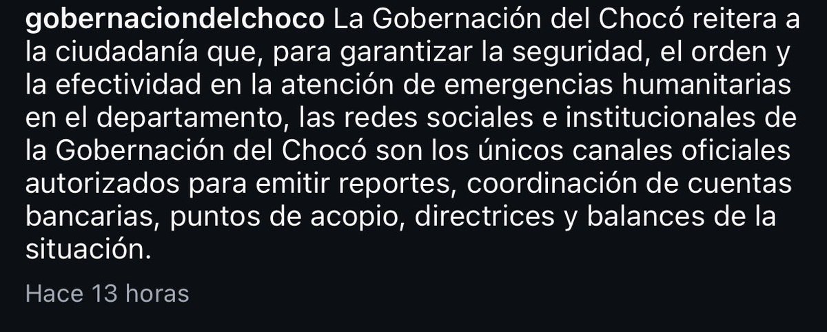 PatolocaMD's tweet photo. La gobernación del chocó desmiente este tipo de panfletos. https://t.co/aUvTl0B0Jn