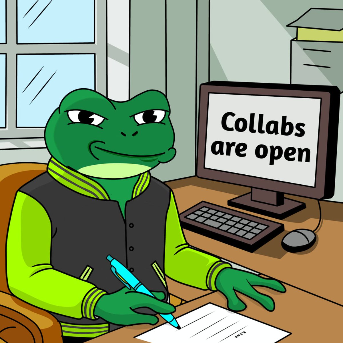 Frogizens's tweet photo. Collabs are now live!
Dm with your communities for spot.

Hand picking few gtd 
Like + RT + drop evm 
Lock in… https://t.co/SCumarzOaL