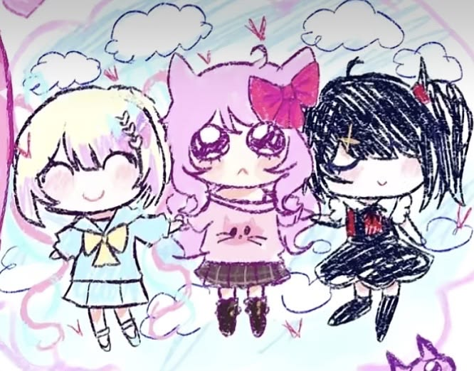 himesofii's tweet photo. started watching the new NSO anime after pushing it aside for so long , it actually isn't as bad as I thought it would be .. 

props to Aya for providing me with her crunchyroll account and making this happen ( •̯́ ₃ •̯̀) https://t.co/aAxaKGZIH5