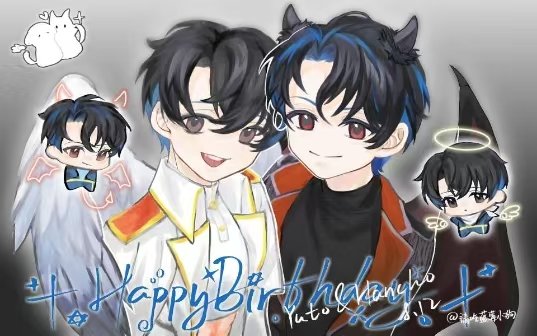 konno_1012's tweet photo. Angel or devil?

#犬飼憂人誕生祭2026 https://t.co/u4WsMGgtq7