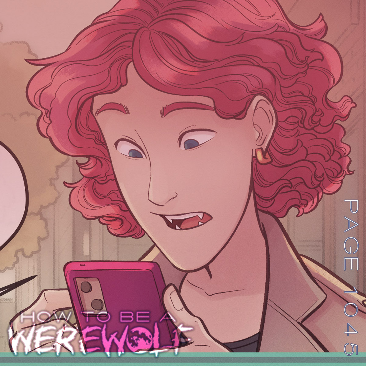 shawnlenore's tweet photo. New page! https://t.co/OGSIp0cGWi I have my power back on (for now!), so here's today's page hooray! Ginger is just like this. #howtobeawerewolf https://t.co/LLNyZZTmzV