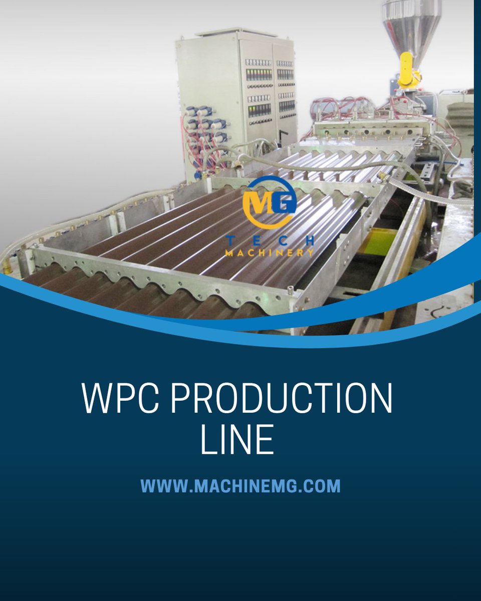 WPC_machine's tweet photo. WPC Production Line from MACHINEMG is designed to help manufacturers produce durable, attractive, and consistent WPC products for a wide range of applications.

#WPCProductionLine #WPCMachine #WPCProfiles #PlasticMachinery #WoodPlasticComposite #ExtrusionMachine #MACHINEMG https://t.co/gx39lkZOFB