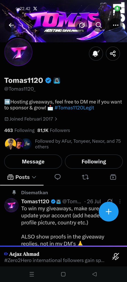 14MWINNER's tweet photo. @Tomas1120_ @RaffledEdge Done 😇🙏🏻 https://t.co/YAgx1x5JQk