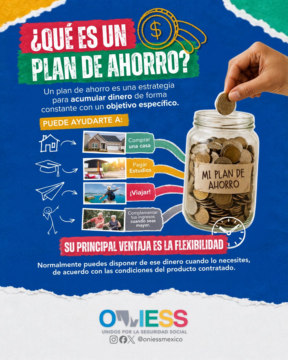oniessmexico's tweet photo. 💰 ¿Cuál es mejor, ahorro o pensión?

#ONIESS
#UnidosPorLaSeguridadSocial https://t.co/x0HsBK7xmH