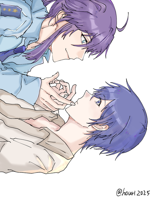 gakukailover's tweet photo. ayyai officer
#がくカイ #gakukai #神威がくぽ #KAITO https://t.co/b5P17jN4ag