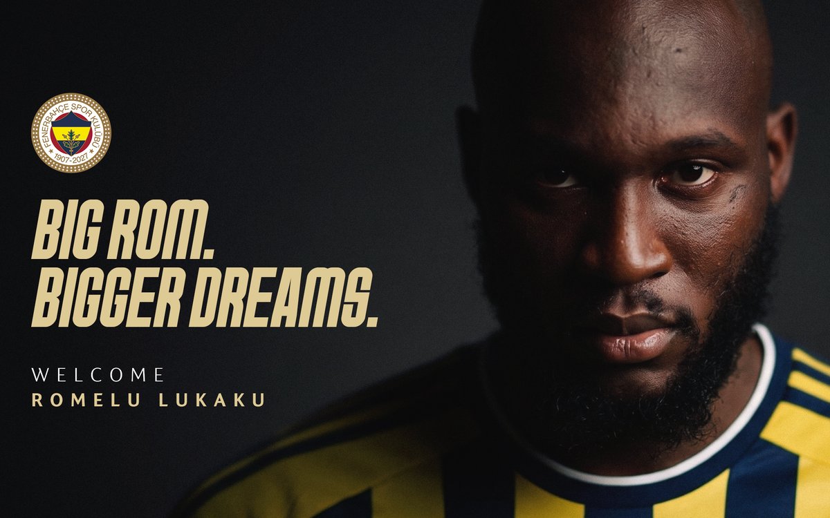 Fenerbahce's tweet photo. Romelu Lukaku Fenerbahçemizde! 

#BigRom https://t.co/jlr5yq281K