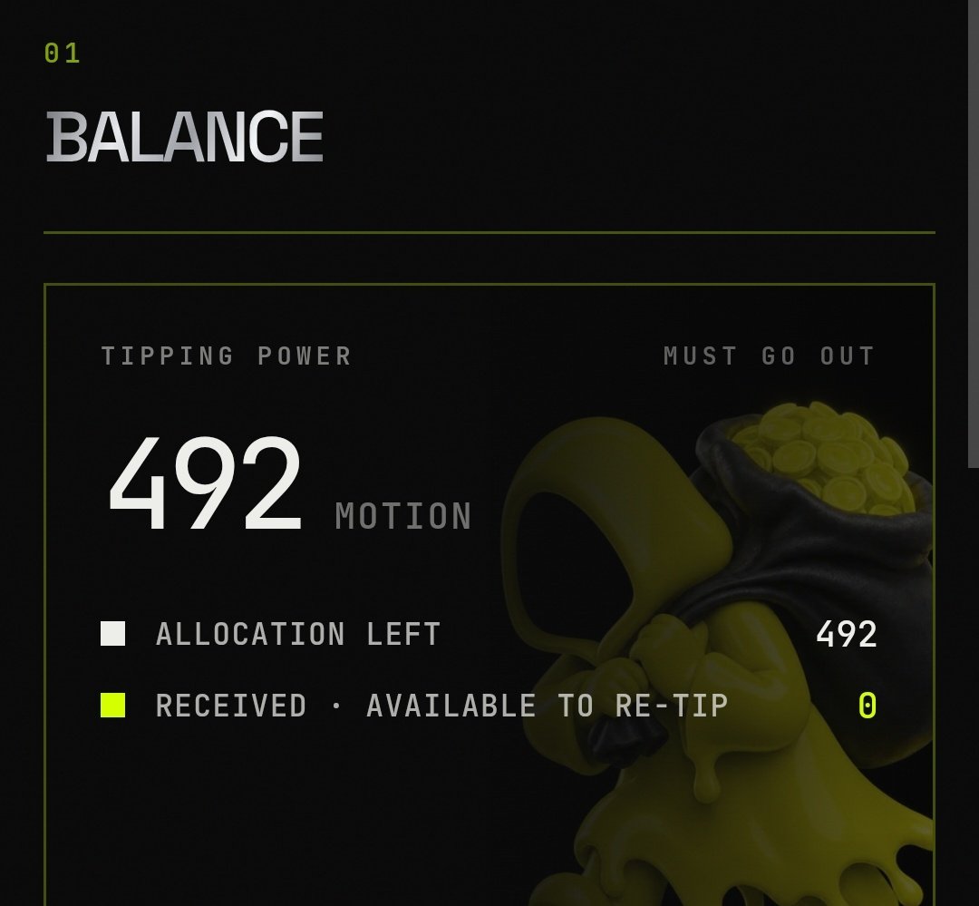Bharmmy1's tweet photo. Guess who just got 492 $MOTION allocations😂😉
Time to tip, support, and move with the community.  
Let's goooo @motiontip @tipmotion $MOTION
Drop a comment and let me help you get $MOTION 👀 https://t.co/NlShHiPXjY